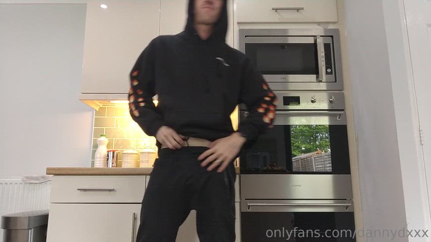 Love watching Danny play with his massive soft cock