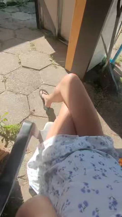 amateur babe camgirl femdom legs long legs onlyfans outdoor shoes tease clip