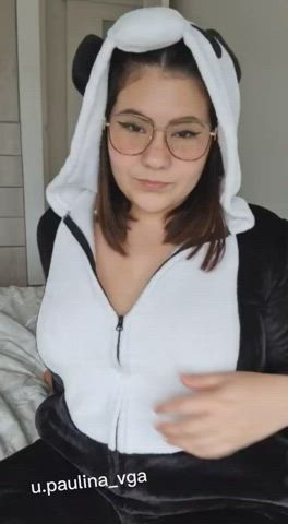 Cute Glasses Tits clip