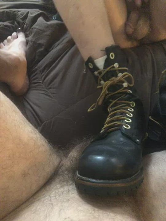 BDSM Boots on Cock