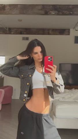 Belly Button Emily Ratajkowski Lips clip