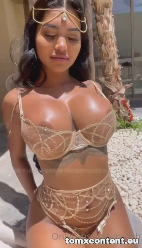 Big Tits Arab Pornstar Nurshath Dulal Tied Up and Fucked BDSM Style