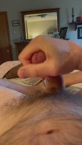 cum cumshot daddy erection gay male masturbation penis clip