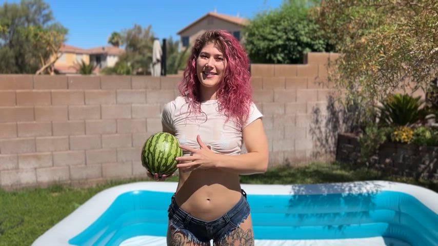 Want to see me crush a watermelon with my thighs?