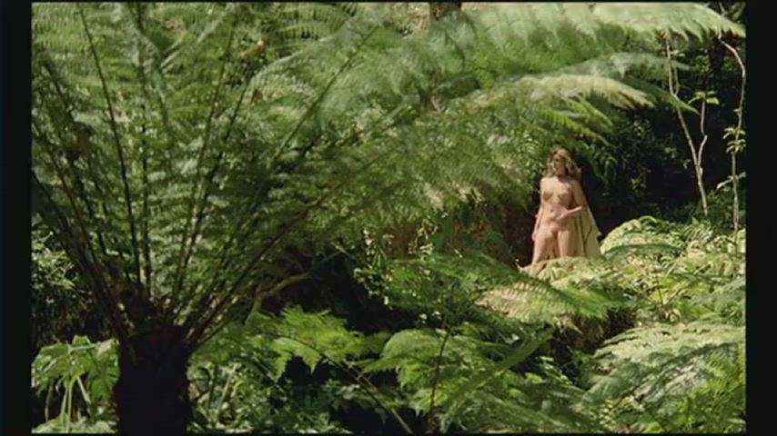 Brunette Nude Outdoor Vintage clip