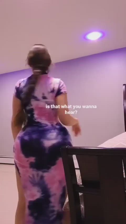 ass solo babe booty thick twerking ass clapping clip