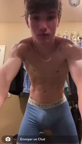 Big Dick Tease Twink Underwear clip