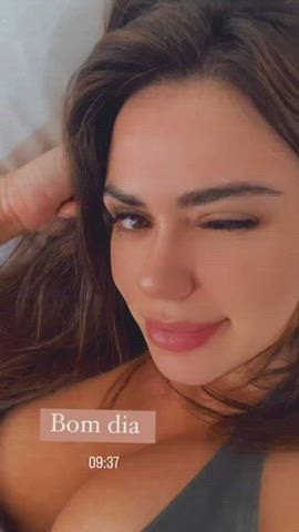 Boobs Brazilian Brown Eyes Brunette Dani Facial Goddess Labia Tease clip