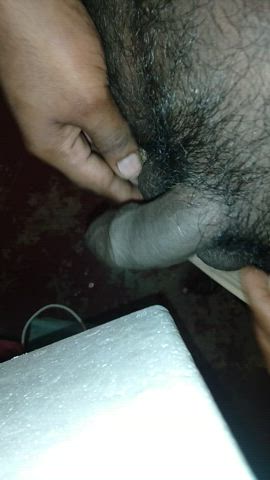 Close Up Homemade Object Insertion Penis Solo clip