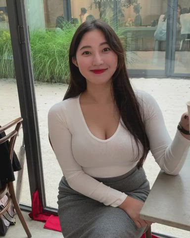 asian big tits boobs curvy korean tits clip