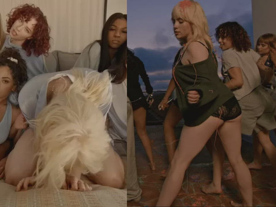 Billie Eilish teasing her tits and shaking her ass in new Music Video