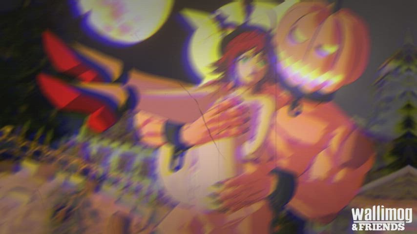 angel animation anime halloween hardcore hentai monster cock outdoor redhead clip
