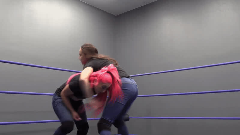 mexican pink white girl wrestling clip