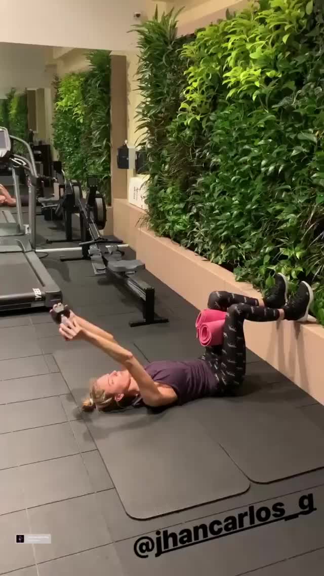 Martha hitting the gym