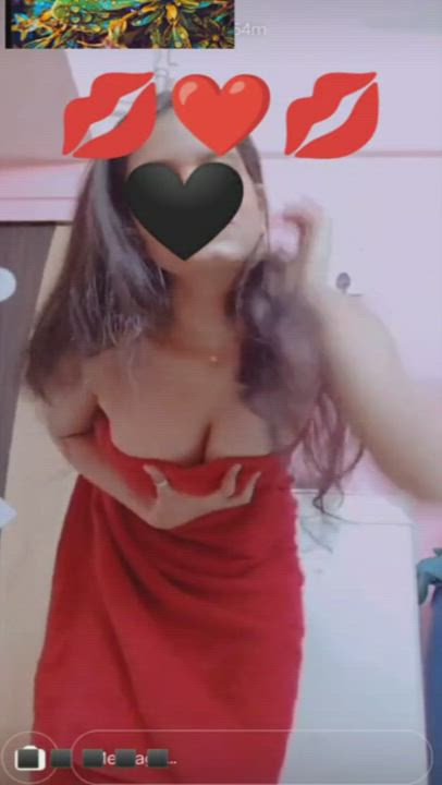 Horny Mumbai Girl Decided to just Tease but Her BF ended up Stripping &amp; Playing