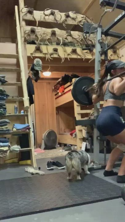 Ass Brunette Workout clip