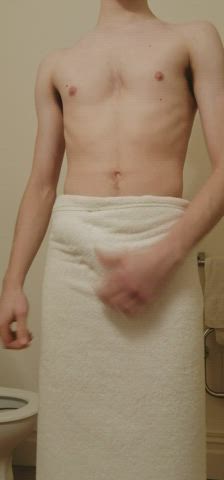 masturbating penis towel cock clip