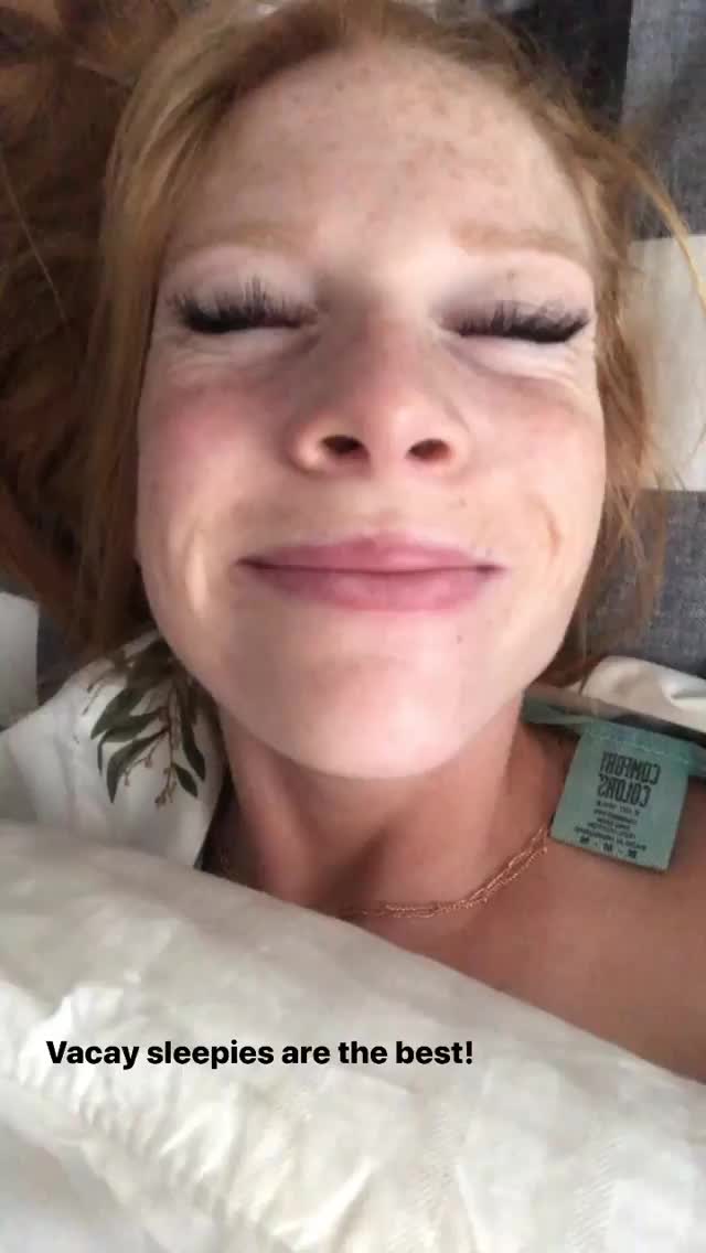 Gorgeous Freckled Ginger with Dick Sucking Lips