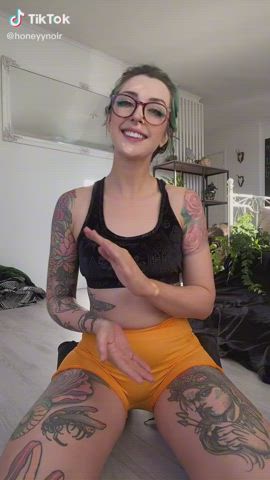 Glasses Handjob Tattoo TikTok clip