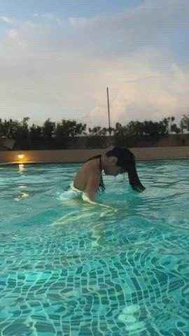 bikini desi indian legs swimming pool swimsuit tamil clip