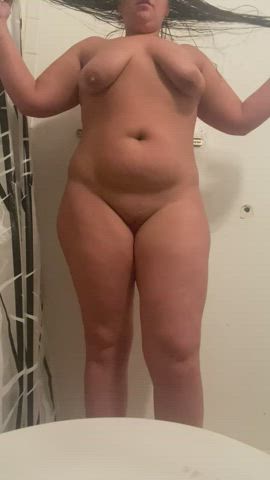 Would you enjoy playing with my BIG jiggly ass and floppy milk jugs!?