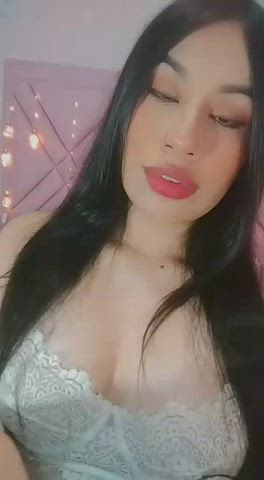 Latina Lingerie Lips Long Hair POV Pussy Sensual Sex Toy Toy clip
