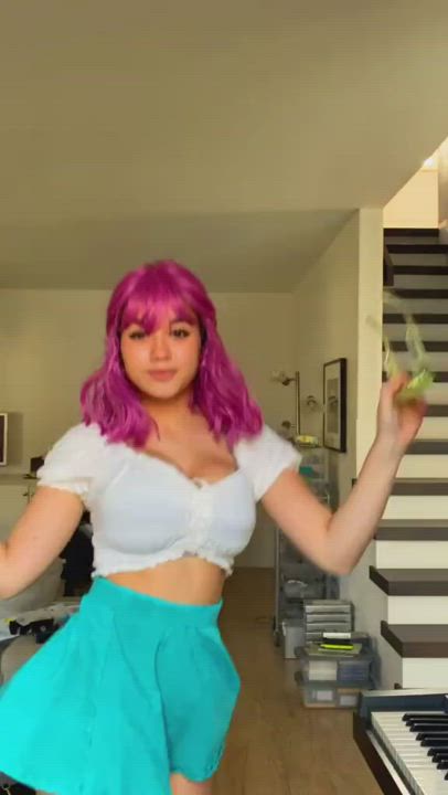 Dad Dancing Daughter Doll Sensual TikTok clip