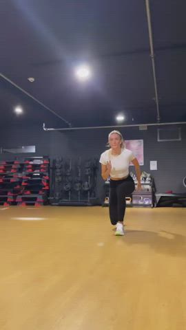 Ass Blonde Workout clip