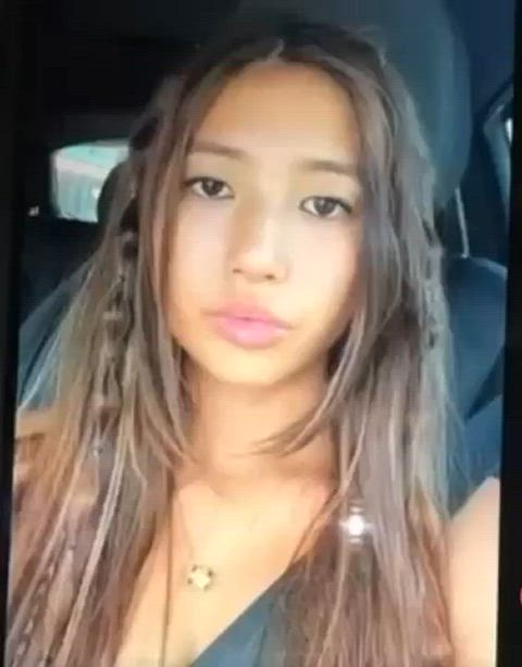 19 years old barely legal cousin facial pawg teen teens tiktok tribute clip
