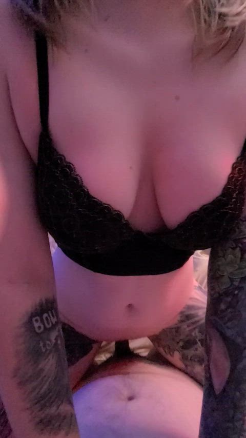 Lay back and let me put these tits in your face