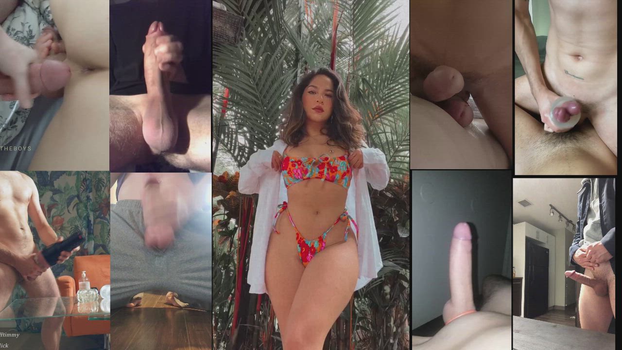 BabeCock Big Ass Bikini Cock Cum Frotting Latina clip