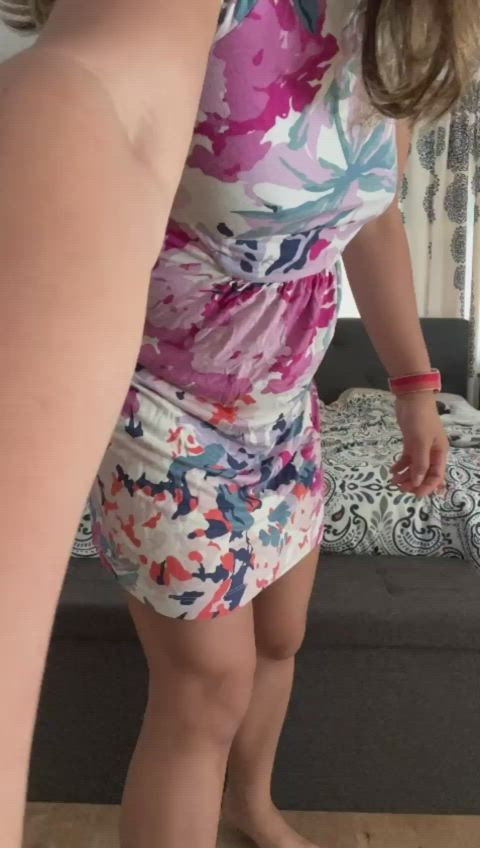 A little peak under my Sunday dress