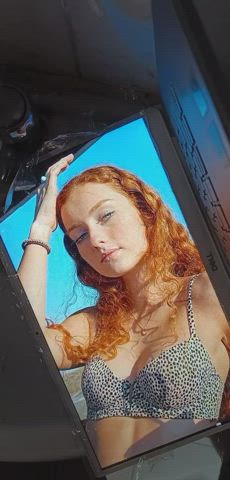 Cumtribute I had done of this hot redhead