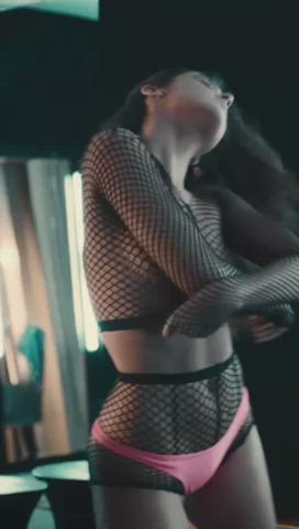 dancing girlfriend latina seduction strip stripping thong clip