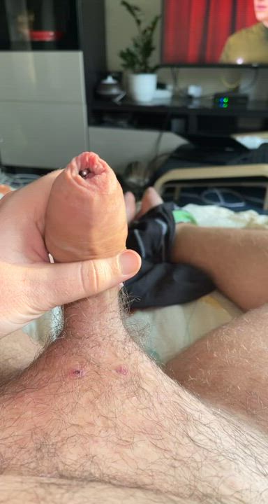 Bear Big Dick Gay Pierced Thick Cock Uncut clip