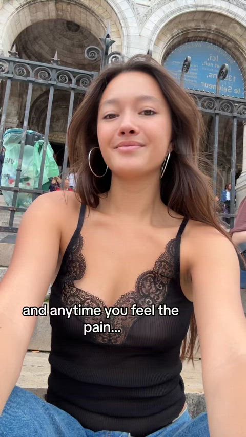 asian braless brunette see through clothing sister tiktok real-girls-on-tiktok clip