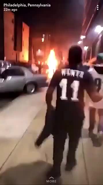 The gang burns down philly