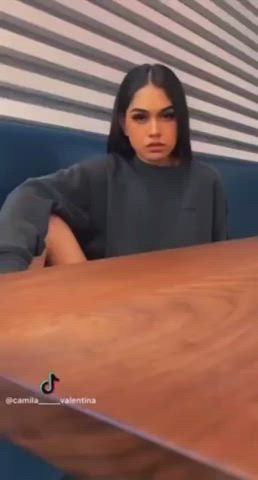 Exhibitionist Flashing Public Pussy TikTok clip