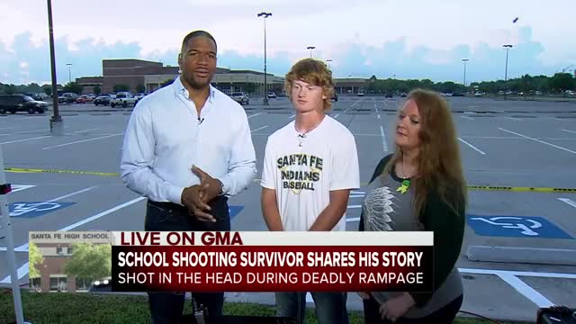 Student shot in the head describes Texas school shooting
