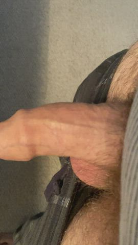 Another reveal. Foreskin pull back with semi