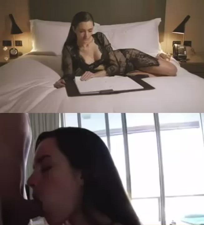 Sensual video at the hotel and bj video collage