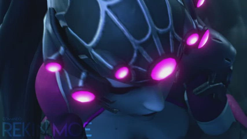 Widowmaker takes Monster Cock GIF by genkaiyokairu