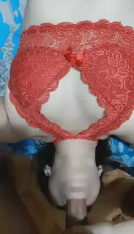 amateur deepthroat lingerie oral reverse cowgirl tits clip