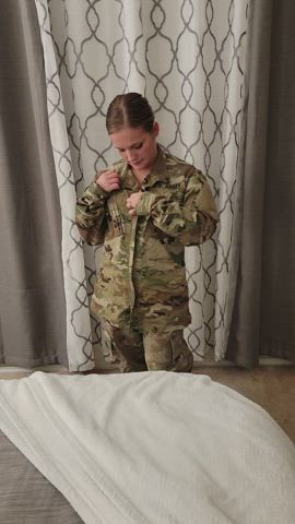 Ever see a Army girl strip tease? ??