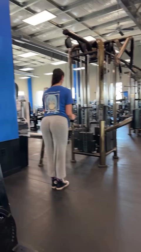 big ass leggings pawg phat ass thick thighs white girl clip