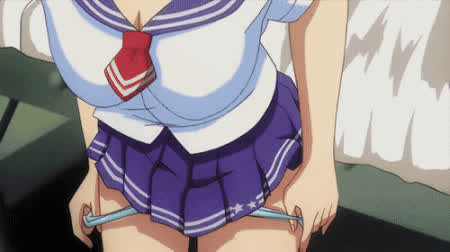 anime hentai panties panty peel clip