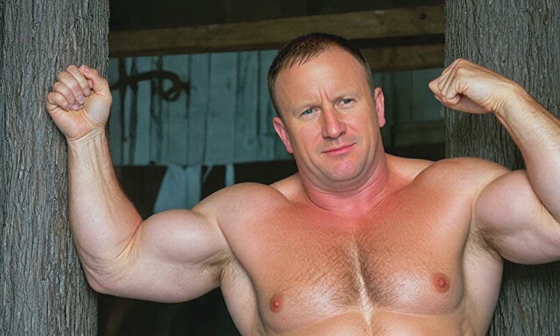 bisexual dad daddy gay hairy armpits hairy chest irish muscles step-dad bisexual-male