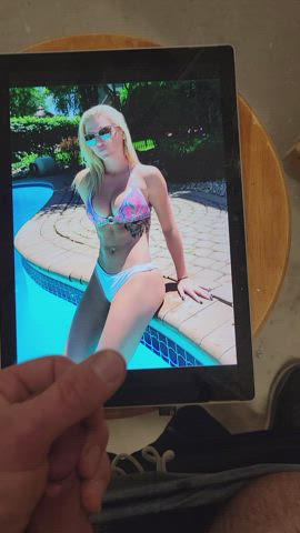 babe bikini cock tribute clip