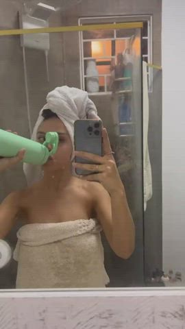 Brazilian Brunette Shower clip