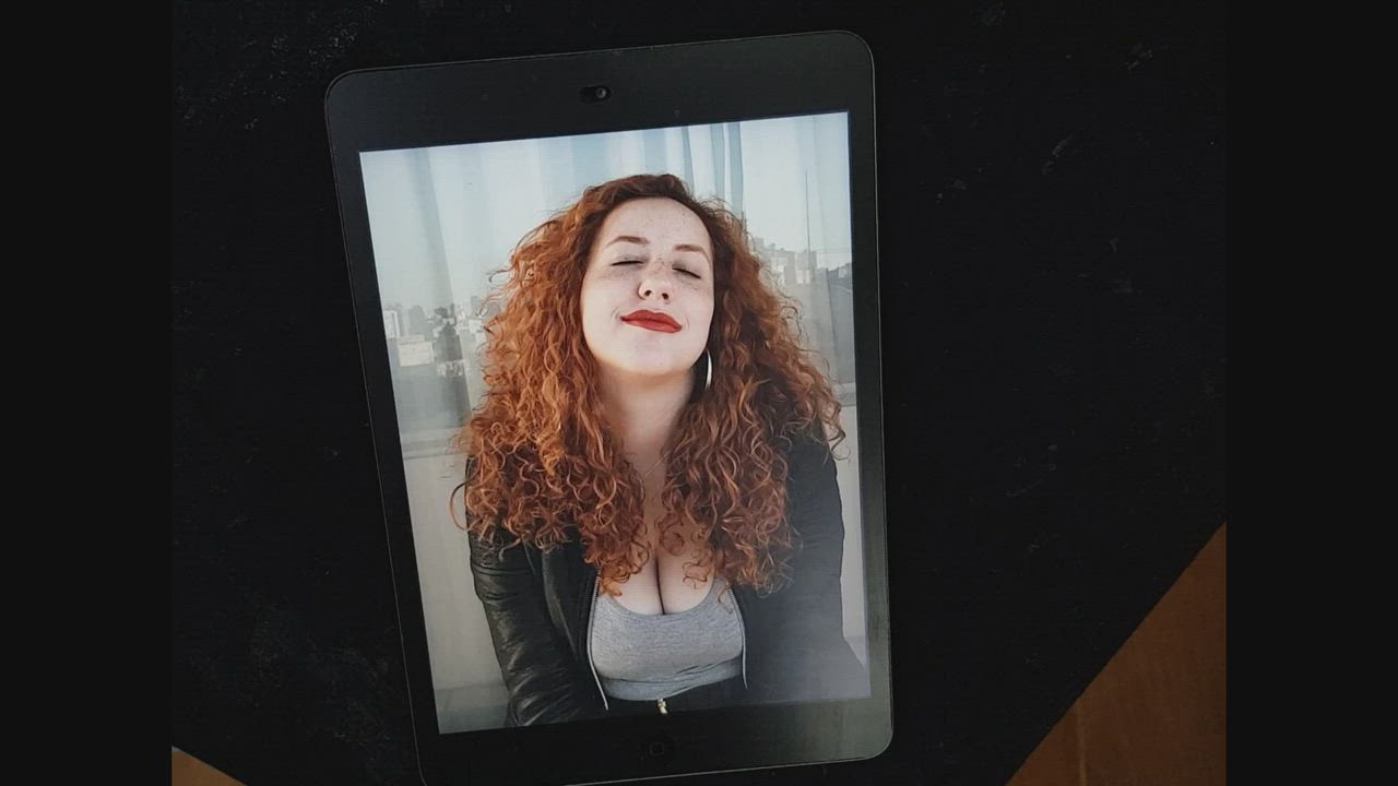big tits brazilian cumshot curly hair ejaculation jerk off lipstick redhead tribute